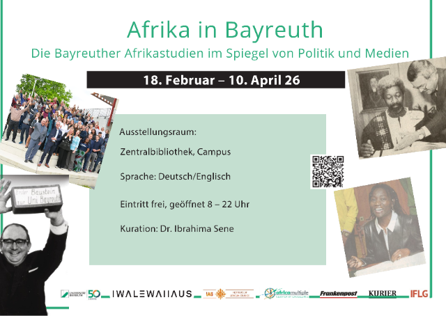 Postkarte als Anküdigung einer Ausstellung