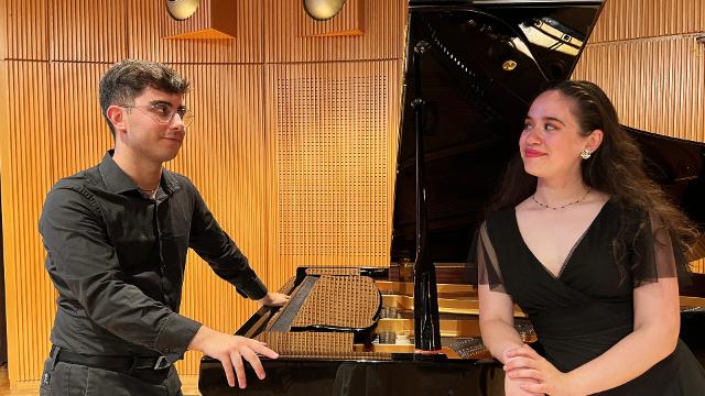Sopranistin Alba Valdivieso und Pianist Carlos Bujosa Salazar