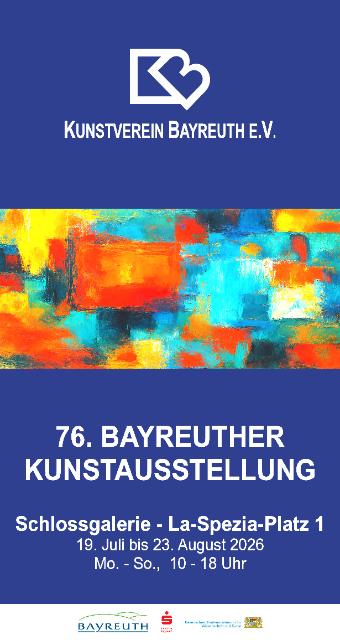 Einladungskarte zur 76. Bayreuther Kunstausstellung 2026