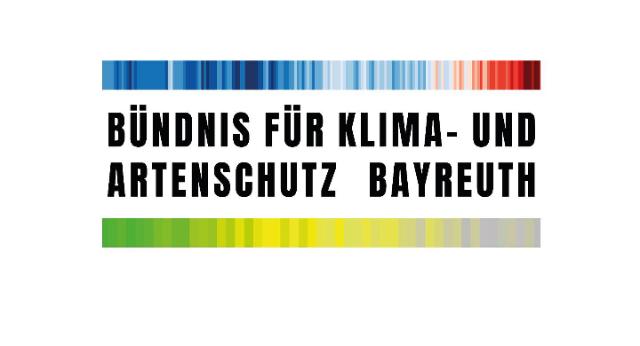 Auf dem Bild ist der Schriftzug Bündnis für Klima- und Artenschutz zu sehen