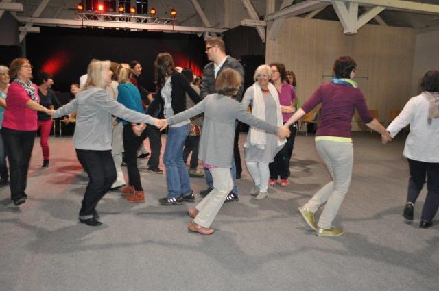 Tanzkreis, Spirale entwickeln