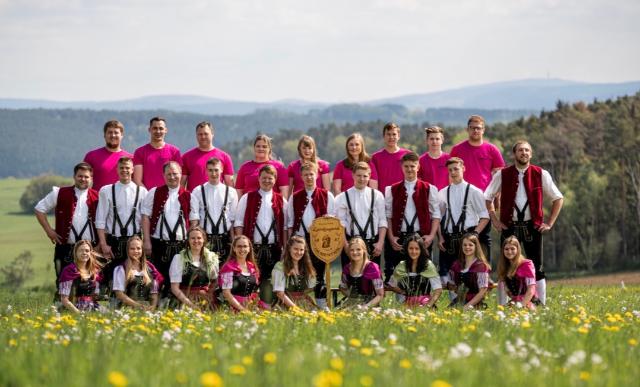 Gruppenfoto der Landjugend Gräfenthal zum letzten Jubiläum 2022