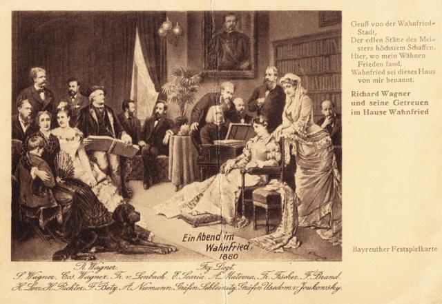 ›Ein Abend im Wahnfried 1880‹ mit Großvater, Vater und Sohn.