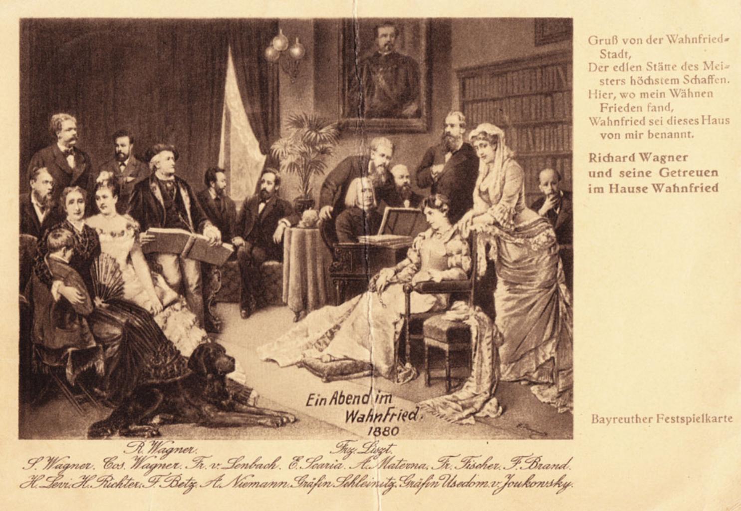 Ein Abend im Wahnfried 1880