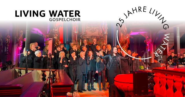 Der Bayreuther Gospelchor LIVING WATER bei einem Konzert in Weidenberg