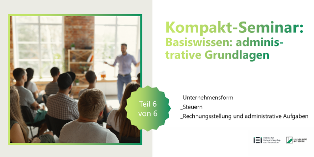 Werbebanner für ein Kompakt-Seminar