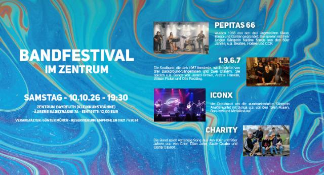 Plakat zum Bandfestival