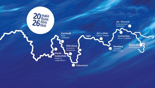 Übersichtskarte des Main FlussFilmFest 2026