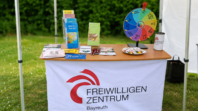 Ein Infostand