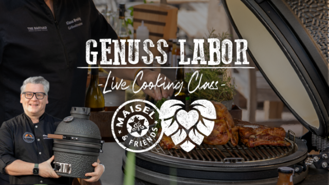 Klaus Breinig vor einem Grill