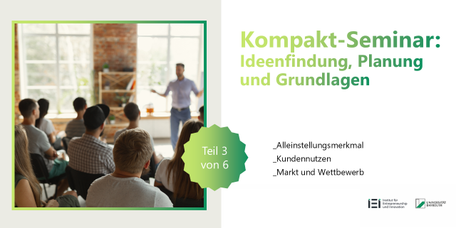 Werbebanner für ein Kompakt-Seminar