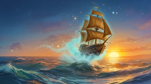 Schiff auf dem Meer