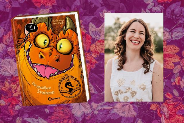 Nicola Anker und ihr Buch Das gestohlene Drachenei