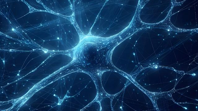 KI-generiertes Bild von Neuronen