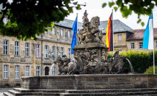Markgrafenbrunnen am Neuen Schloss Bayreuth