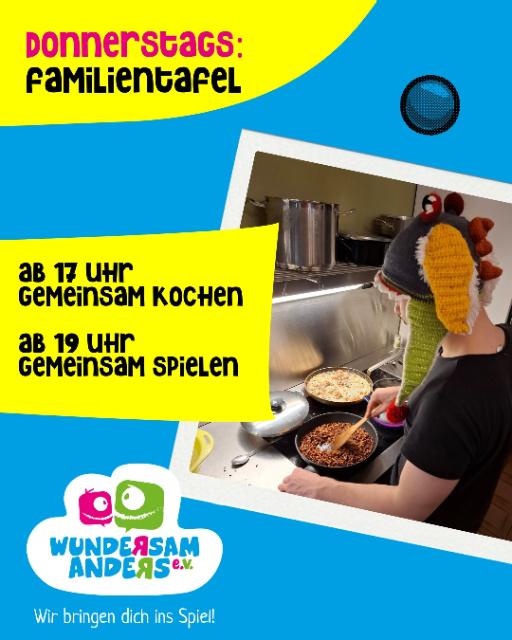 Familientafel Plakat