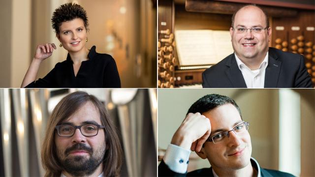 Vier Orgeldozent/-innen