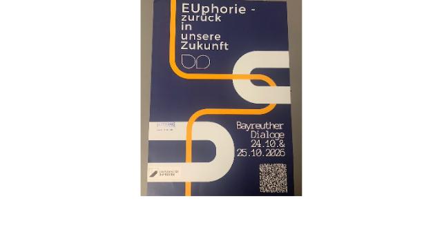 Plakat zu den Bayreuther Dialogen