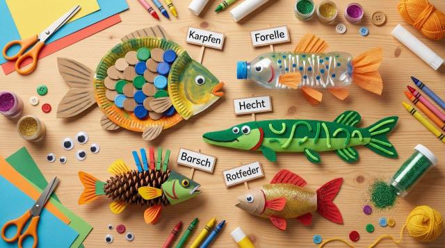 Heimische Fische basteln