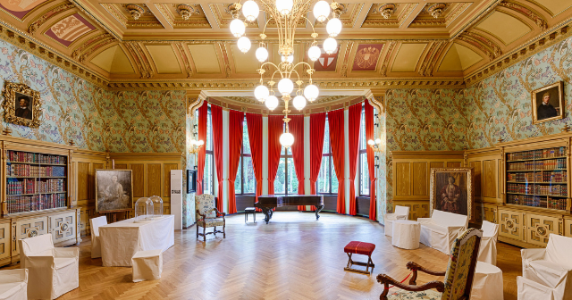 Haus Wahnfried, Saal. Veranstaltungsort der Wahnfried-Konzerte