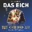 Pharao mit blauem Hintergrund