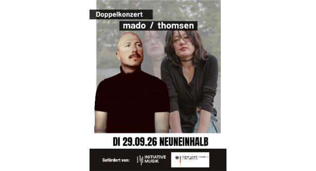 Porträtfoto von den beiden Künstlern - mado und thomsen