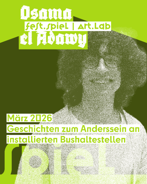 Grafik mit Bild des Künstlers