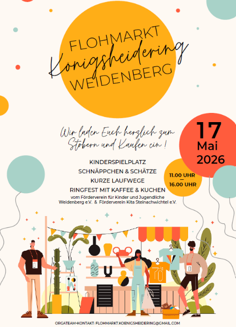 Plakat Gargenflohmarkt