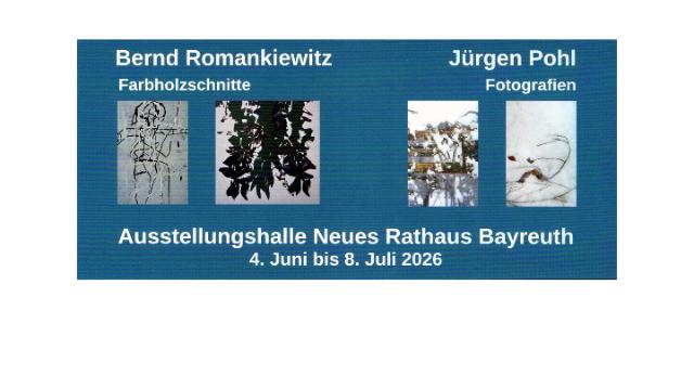 Einladungskarte zur Ausstellung