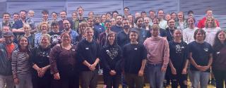 Gruppenfoto vom Gamecamp 2023