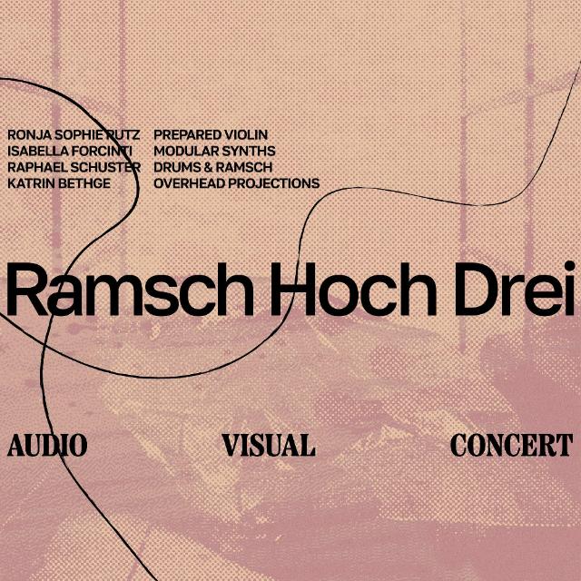 Der Schriftzug von Ramsch auf hellrotem Grund.