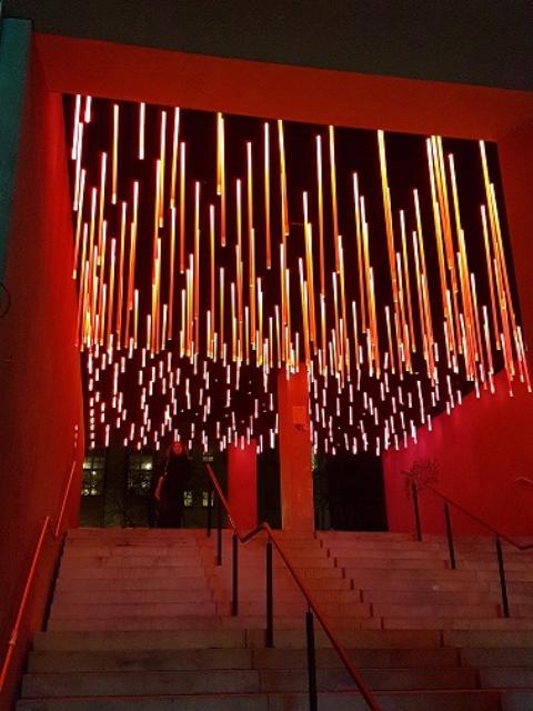 Treppe in der Nacht