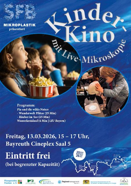Poster mit Veranstaltungs-Infos zum Kinder-Kino 