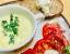 Suppe und Tomate Mozzarella