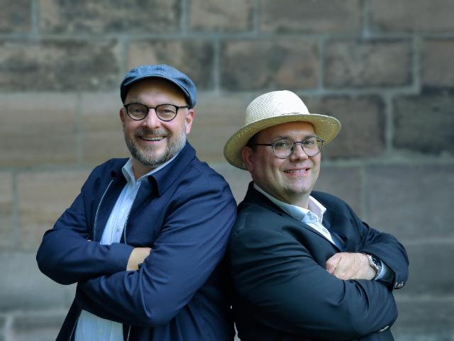 Das Duo Hannes Schott und Michael Dorn